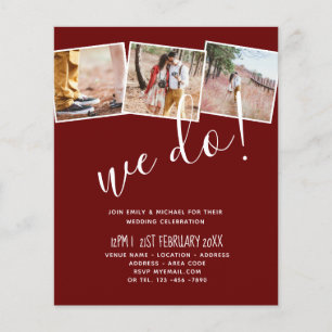 WE DO Engagement Party Invitations MODERN Colours