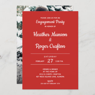 We Do! ENGAGEMENT PARTY Invites   Add PHOTO