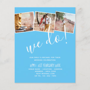 WE DO Engagement Photos Wedding Invitations BUDGET