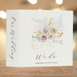 We Do Floral Romantic Watercolor Wedding Planner  Binder<br><div class="desc">Elegant wedding planning binder with a floral watercolor painting,  luxurious script for "We Do" and "Our Wedding" - fully customizable text elements. Default background colour is a soft cream white but can be changed in the design tool if you want.</div>