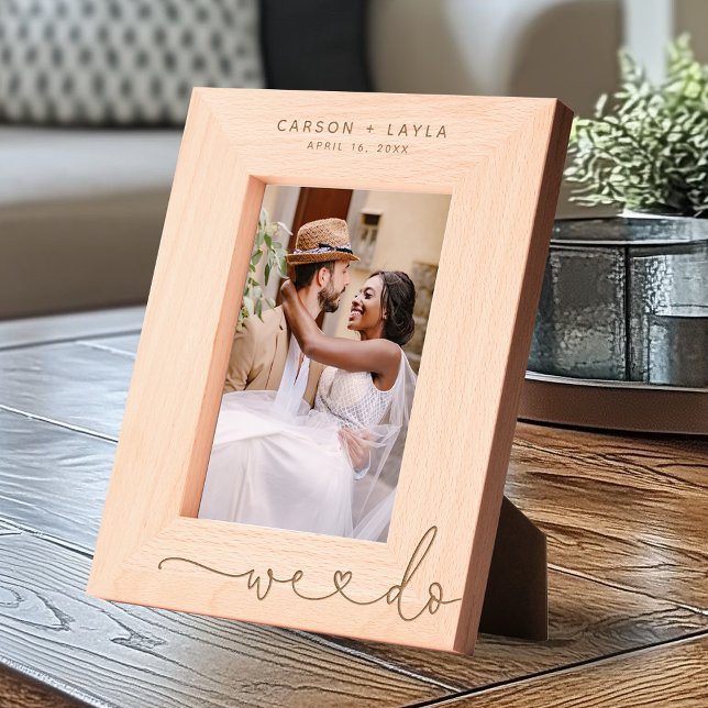 We Do Personalized Wedding Etched Frames (Creator Uploaded)