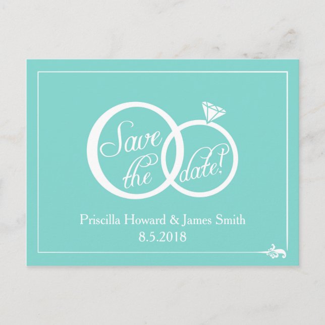 We Do! Save The Date Announcement Postcard (Front)