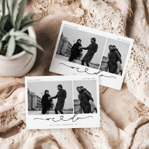 We Do Simple Modern 2 Photo Save The Date