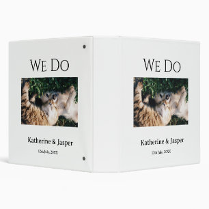 We do wedding engagement pet name photo date coupl binder