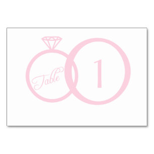 We Do Wedding Table Number