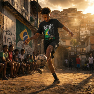 We Don’t Play Football We Live It Brazil Fan Shirt
