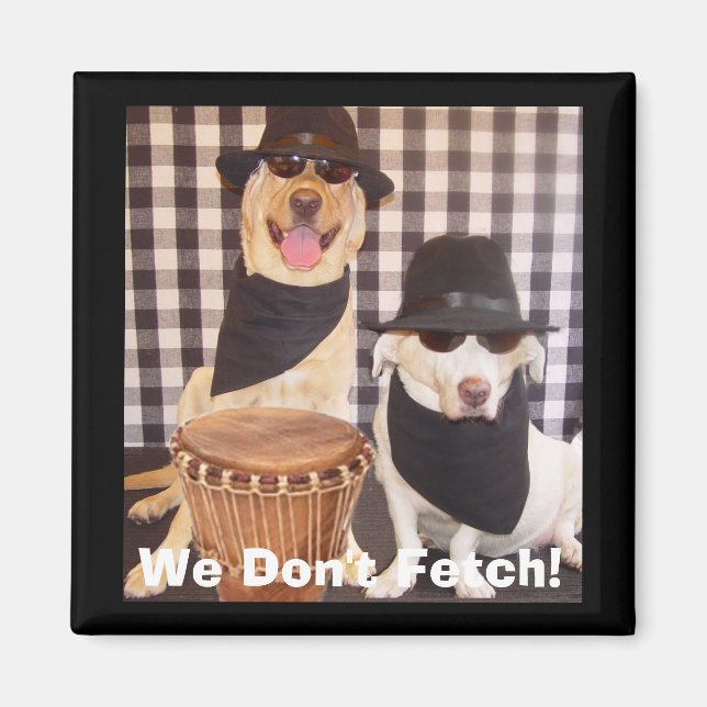 We Don't Fetch! Magnet (Front)