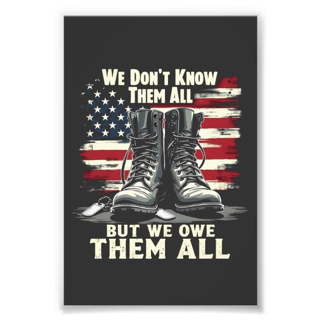 We Don't Know Them All But We Own Them all  Photo Print (Front)