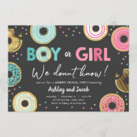 We Doughnut Know Boy or Girl Gender Reveal Party C