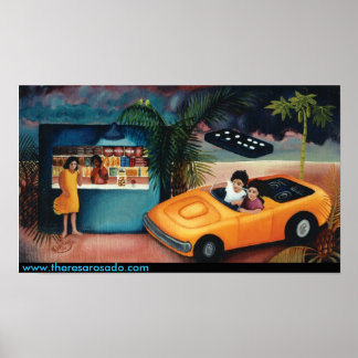 We Drove All Night  "Manejamos todo noche" Poster