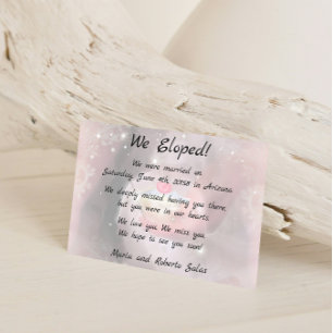 We Eloped 3 Announcement