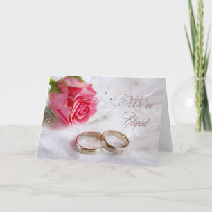 We Eloped Announcement Elopement