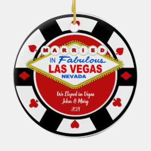 We Eloped in Vegas Ornament 2021