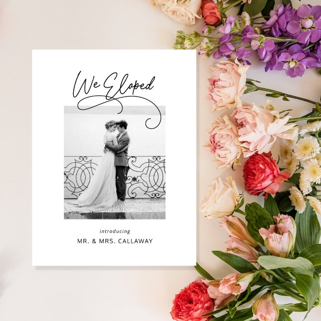 We Eloped Loop Photo Postcard (Creator Uploaded)