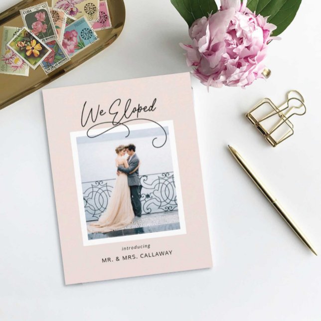 We Eloped Loop Photo Postcard (Creator Uploaded)