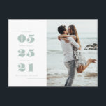 We Eloped | Post Card<br><div class="desc">This elopement announcement is an adorable way to tell the world your wedding date. You can customize this card to suit your needs.</div>