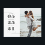 We Eloped | Post Card<br><div class="desc">This elopement announcement is an adorable way to tell the world your wedding date. You can customize this card to suit your needs.</div>