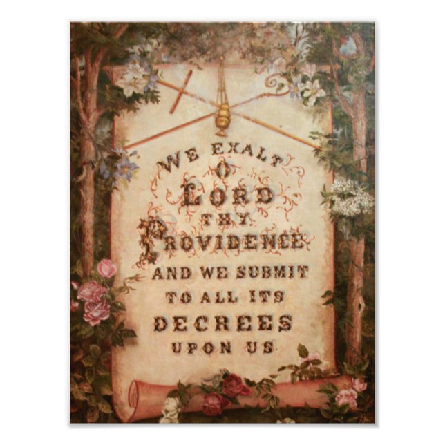 We Exalt O Lord Thy Providence by Schnell Canvas Photo Print (Front)