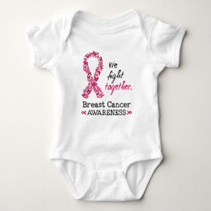 We fight together against Breast Cancer Baby Bodysuit
