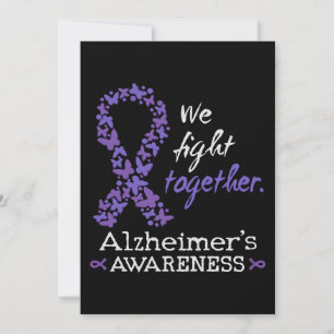 We fight together - Alzheimer awareness Invitation
