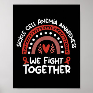 We Fight Together Awareness Month Shirt _ Sickle C Poster