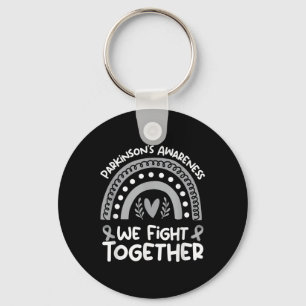 We Fight Together Parkinsons Awareness _ Parkinson Keychain