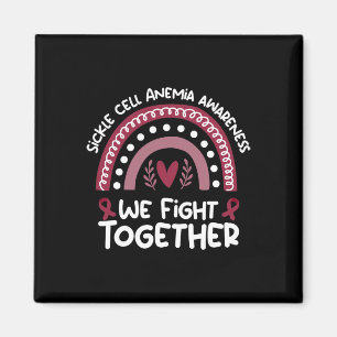 We Fight Together Sickle Cell Anemia Awareness Shi Magnet