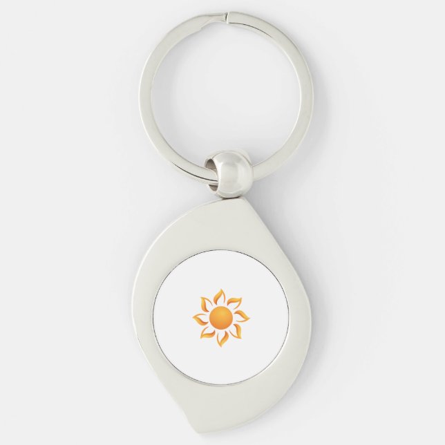 We fill the days with sunshine keychain (Front)