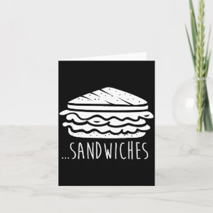 We Finish Each Other's Sandwiches Funny Matching  Card