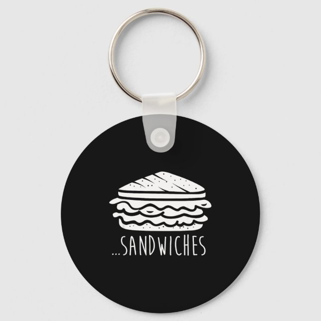 We Finish Each Other's Sandwiches Funny Matching  Keychain (Front)