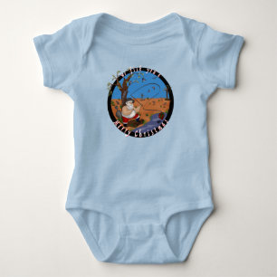 We fish you a Merry Christmas - Aussie Baby Bodysuit