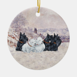 We Five Winter Ceramic Ornament