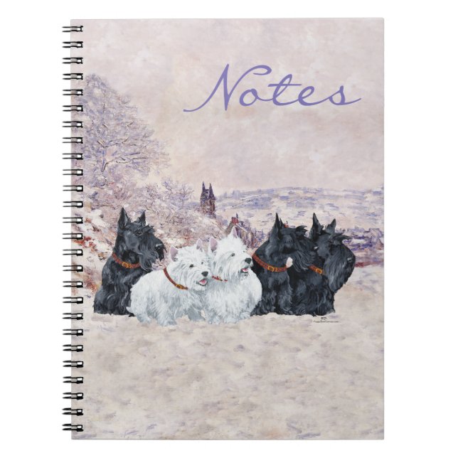 We Five Winter Notebook (Front)