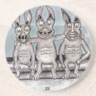 We Gargoyles Three Coaster