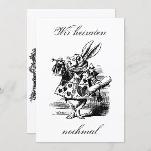 We get married again — marriage — wedding invitation