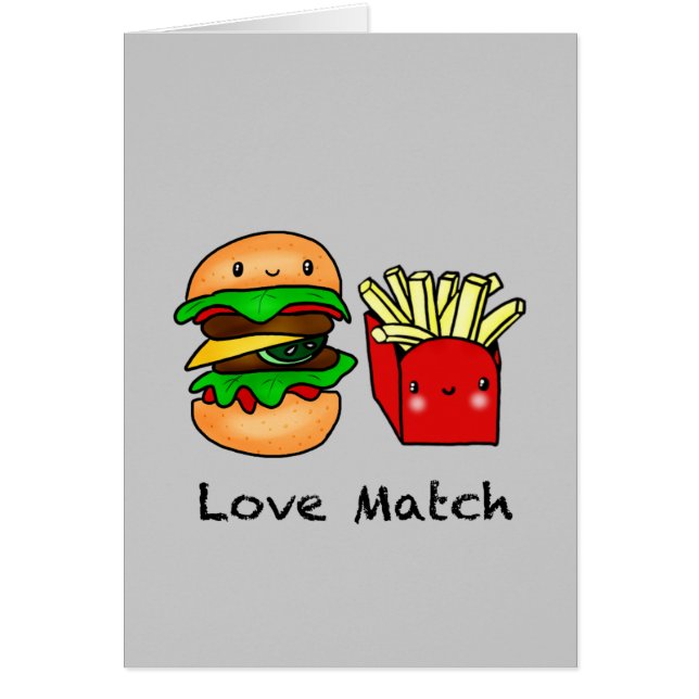 We go together like burger and fries personalized (Front)