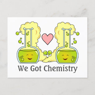 We Got Chemistry Holiday Postcard
