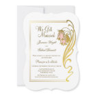 We got Married Elegant Gold Wedding Reception