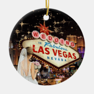 We Got Married in Las Vegas Ornament