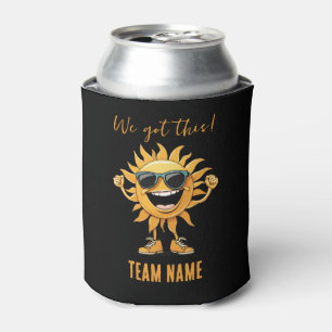 We Got This-Funny-Smiling Sun with Sunglasses Can Cooler
