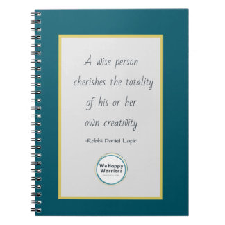 We Happy Warriors Notebook