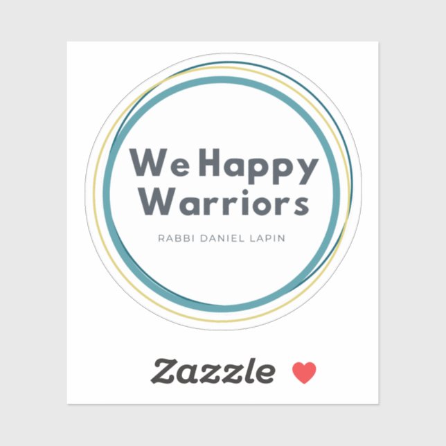 We Happy Warriors Sticker (Sheet)