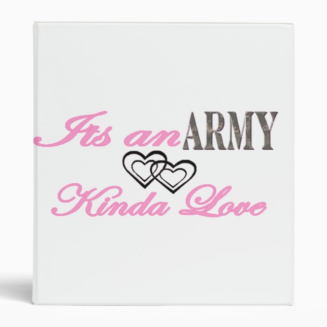 We have a Army Love Binder (Front)