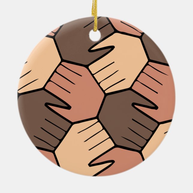 We Have a Dream. (no text) Ceramic Ornament (Back)