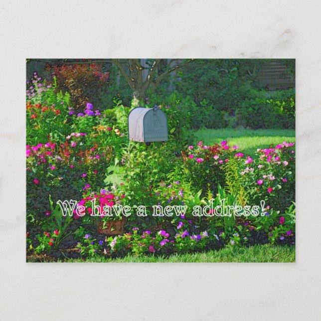 We Have a New Address Announcement Postcard (Front)