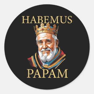 We Have A Pope_ Habemus Papam 2025 Vatican Leo Xiv Classic Round Sticker