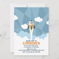 We Have Lift Off Invitation