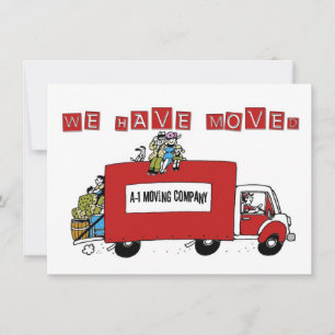 we have moved address change flat card