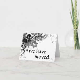 we have moved announcement