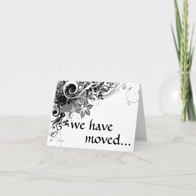we have moved announcement (Front)